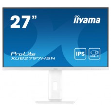 iiyama ProLite XUB2797HSN-W2 pantalla para PC 68,6 cm (27") 1920 x 1080 Pixeles Full HD LED Blanco